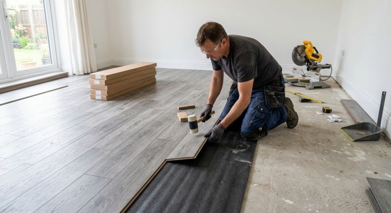 Laminate Floor Installation in Guy, TX