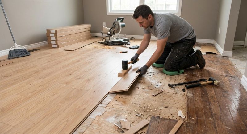 Laminate Floor Installation in Rosenberg, TX