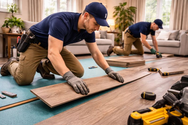 Laminate Floor Replacement in Beasley, TX