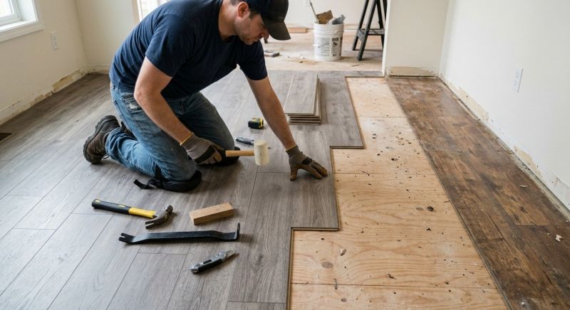 Laminate Floor Replacement in Pearland, TX