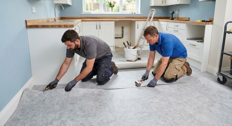 Linoleum Floor Installation in Sugar Land, TX