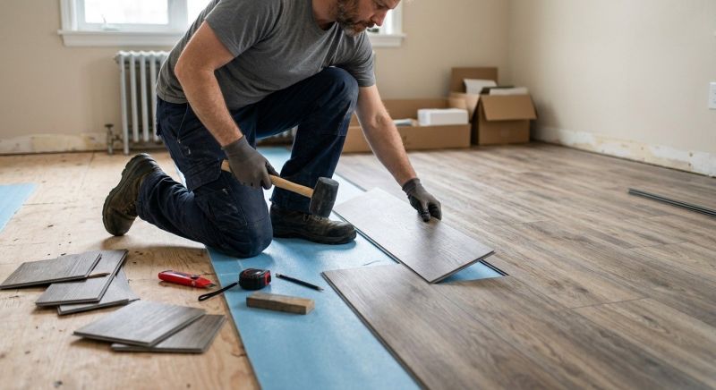Linoleum Floor Installation in Rosharon, TX