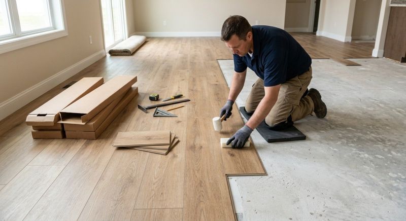 Luxury Vinyl Tile Installation in Needville, TX