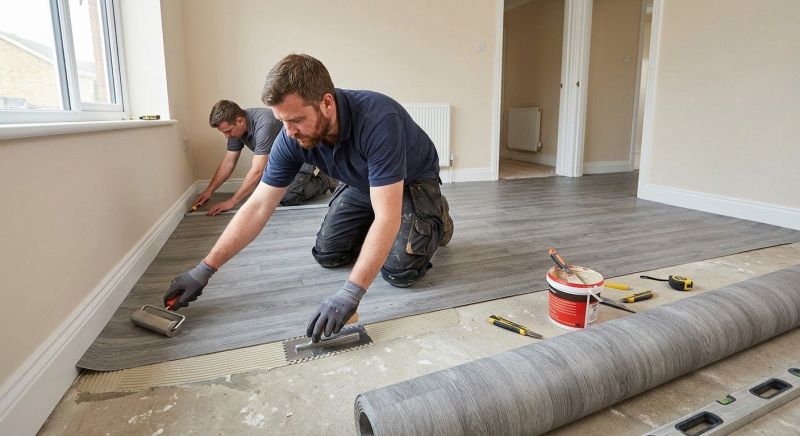 Sheet Linoleum Installation in Manvel, TX
