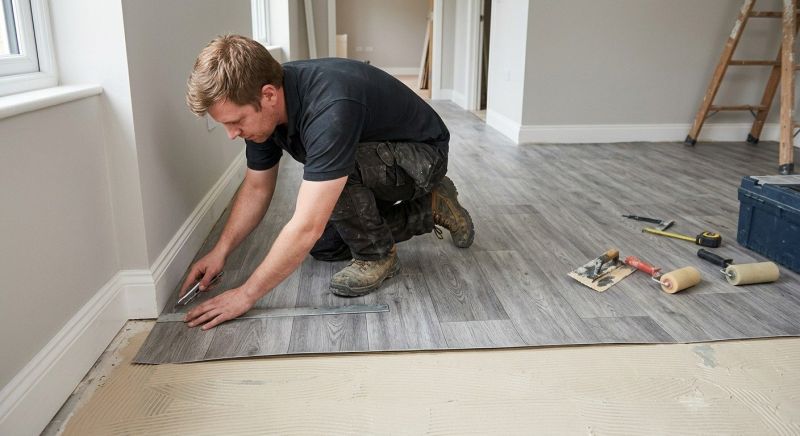 Sheet Vinyl Installation in Wallis, TX