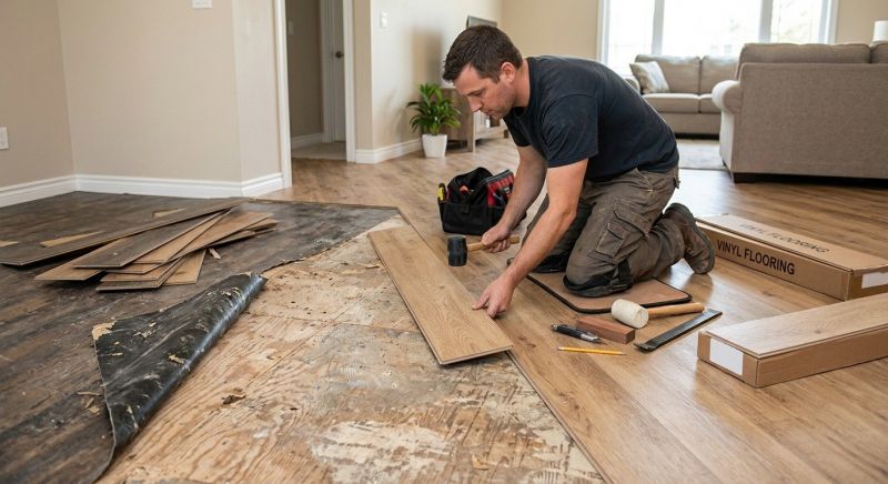 Vinyl Floor Replacement in Sugar Land, TX