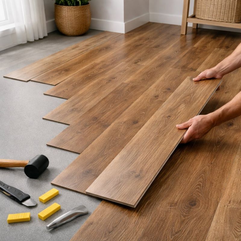 Vinyl Plank Floor Installation in Sugar Land, TX