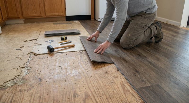 Vinyl Tile Replacement in Sugar Land, TX