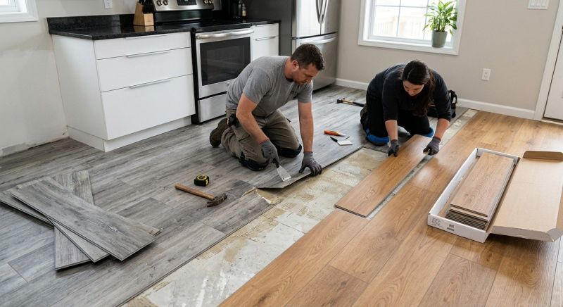 Vinyl Tile Replacement in Sugar Land, TX